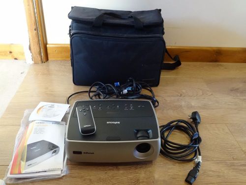InFocus W260 IN26+ DLP Projector With Carry Case and VGA and AV Cables