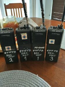 (4) Motorola MT1000 radios used not tested