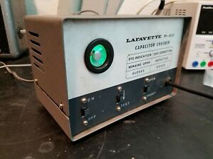Vintage Lafayette 99-5022 Capacitor Checker. Made in Japan. Good condition.