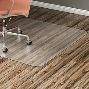Lorell LLR82827 Nonstudded Design Hardwood Surface Chair Mat 60x46 Inch