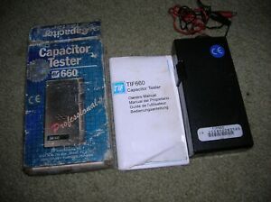 Capacitor Tester Checker Test Detector TIF 660 Good Used