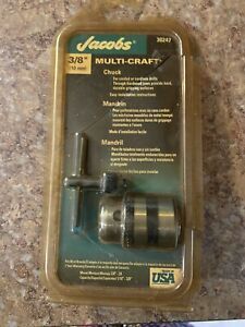 Jacobs Multi Craft 30247 Drill Chuck, Mandrin &amp; Mandril 3/8” (10mm) New