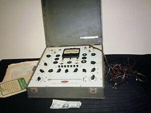 Vintage Hickok Philco 9100 Mutual Conductance Tube Tester, NICE, Working Fine