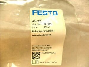 QTY 3 - Festo MS4-WR - 526064 - Mounting Brackets Sealed bags