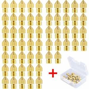 MK8 Extruder 3D Printer Nozzle Kit For Makerbot Creality CR 10 Ender 0.2-1.0mm