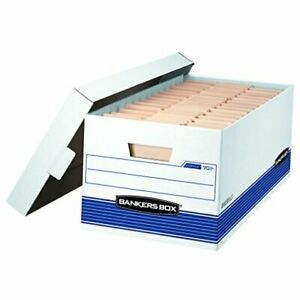 STOR/FILE Medium-Duty Storage FastFold, Lift-Off Lid, Letter, 20-Pack Boxes