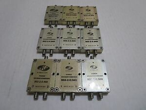 9X MECA 802-2-0.900 POWER DIVIDER COMBINER E-MECA