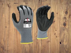 Radians RWG560L Axis Cut Level A4 PU Coated Work Gloves Large (12)
