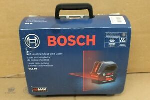 NEW OPEN BOX - Bosch Model GLL50 50 ft. Self-Leveling Cross-Line Laser Level