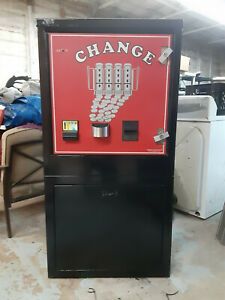 American Changer AC6000 Bill Changer Dual Hopper &amp; Validator Floor Model