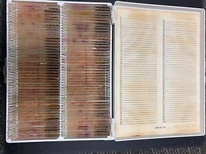 Vintage ANATOMY Microscope 100 Slides Histology Medical Human Derm Pathology