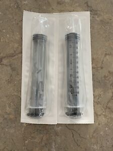 TWO NEW PACKAGED Monoject Syringes with Catheter Tip 60ml