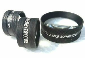 Double Aspheric Lens Ophthalmology Combo Pack of  20D 90D AND 78D Free Shipping