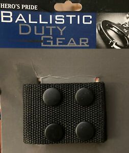 Hero&#039;s Pride Air Tek Belt Keeper Duty Gear New Black Nickel 2”