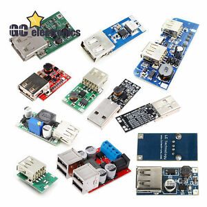 Step Up Power Charger Module DC-DC 3V~4.2V 5/9V 2/1.2/1A Single/Dual USB A3GS