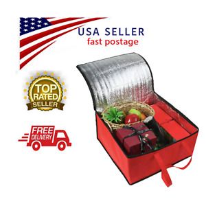 16&#034; Insulated Bag Cooler Bag Insulation Folding BBQ Picnic Portable Ice Pack