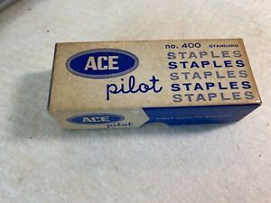 VINTAGE ACE PILOT STAPLES NO. 400 Full Box All original packing NOS