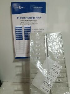 Pyramid 500-24 Badge Rack, 24 Pocket