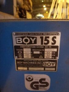 NICE CLEAN BOY MODEL 15S PLASTIC INJECTION MOLDING MACHINE / HIGHEST QUALITY!