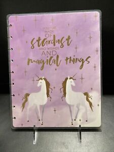 CLASSIC Happy Planner “You Are Made Of Stardust &amp; Magical Things” UNICORN Covers