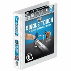 Wilson Jones 3 Ring Binder 1-1/2 Inch Ultra Duty D-Ring View Binder with Extr...