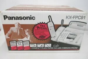 Panasonic Compact Plain Paper Fax w/Phone KX-FPC91 NIB