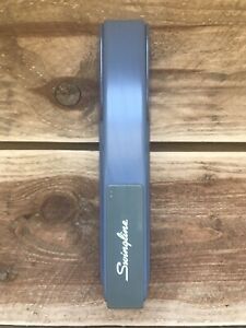 Vintage Swingline 8&#034; Stapler Blue USA Art Deco Metal Heavy Duty Business Desktop