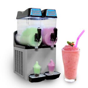 Commercial 12L x 2 tanks Slush Machine Margarita Frozen Beverage Making Machine