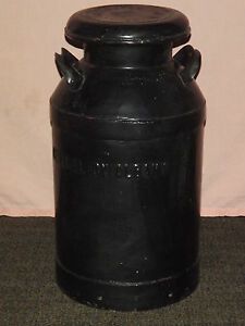 VINTAGE LARGE COOPERDALE DAIRY BROOKLYN CENTRAL DY ALBANY MILK CONTAINER PAIL