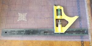 STANLEY Combination Square 12 Inch -- Made in USA --