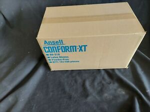 Latex Gloves, Ansell ,Powder- Free, Size Small, 10 boxesx100/bx (1,000 total)