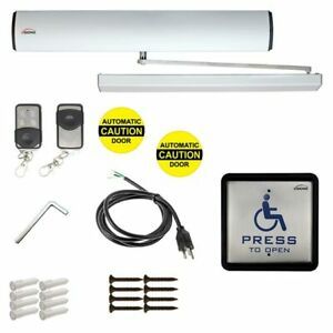 Visionis Electric 440lbs Automatic Door Opener + Handicap Push to Exit Button