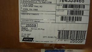 Norton 78072726599 Sander Belts Size 2 x 132 50 Grit. 25 count