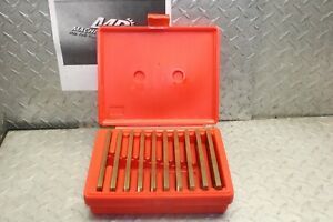 10 Pair 1/8 TIN-Coated Parallel Measuring Instrument Set #490E