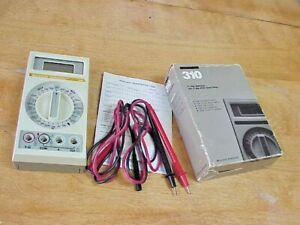 NICE BECKMAN INDUSTRIES 310 3 1/2 DIGIT MULTIMETER-10 AMP A/C D/C-UNTESTED