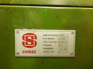 SIAS Comec Automatic 8 Color 12 Pallet Silk Screen Printing Press - 1995