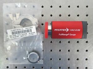 C177010 Pfeiffer PKR 360 C FullRange Vacuum Gauge PKR360C w/ NW25 Clamp &amp; Seal
