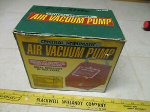 Central Pneumatic Air Vacuum Pump 03952 Venturi Type 75-180 PSI 1/4&#034; NPT