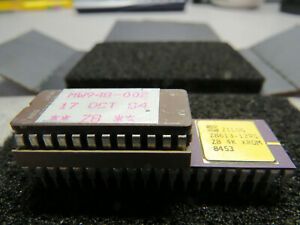 Zilog Z812RS &amp; EPROM combo 1984 Ceramic &amp; gold DIP NOS USA Seller