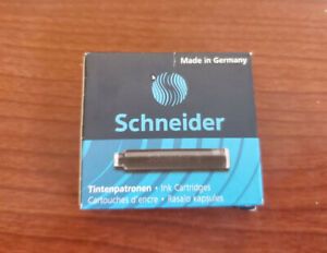 Schneider 6601 Black Ink cartridges- (Pack of 6) - Standard short size cartridge