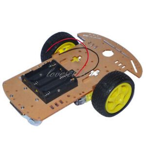 4WD 2WD Robot Smart Car Chassis Kits Speed Encoder 65x26mm Tire for Arduino