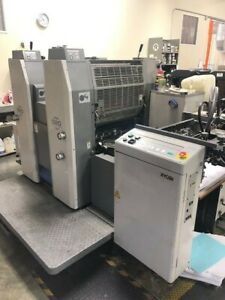  2006  Ryobi 522GX RMGT Offset 2 Color Printing Press, New Rollers,  Heidelberg