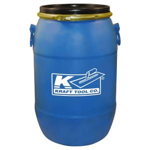 15 Gal. Mixing Drum Barrel with Locking Lid with Handles Lightweight Durable