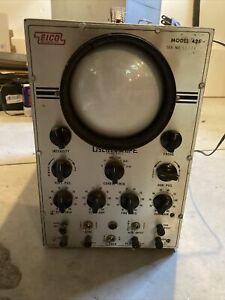 Vintage EICO 425 Oscilloscope Antique Tube Radio Serial 51277