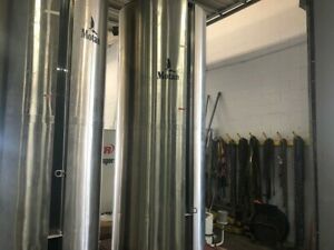 Motan 2,600 lb Material Hopper on Stand (#11736)