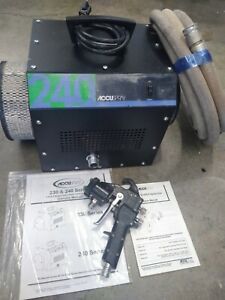 ACCUSPRAY 240 SERIES HVLP TURBINE SYSTEM WITH HOSE #10 PRO GUNLOOKGREAT COST