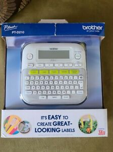 NEW Brother P-touch PT-D210 Compact Label Maker, Easy Electronic Labeling System