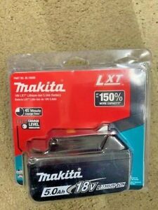 Makita 18V 5.0Ah Lithium-Ion Battery ~ Brand New ~ Charge Indicator ~ BL1850B