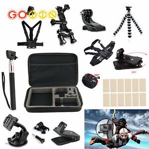49pcs for gopro hero7 6 5 4 3 3+ 2 1ant DJI OSMO action camera Accessories Kit