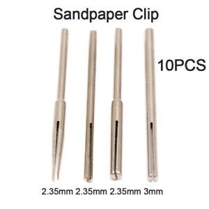 1PCS/12PCS Shank Sandpaper Clamp Split Mandrels Long Abrasive Holder Clip F4